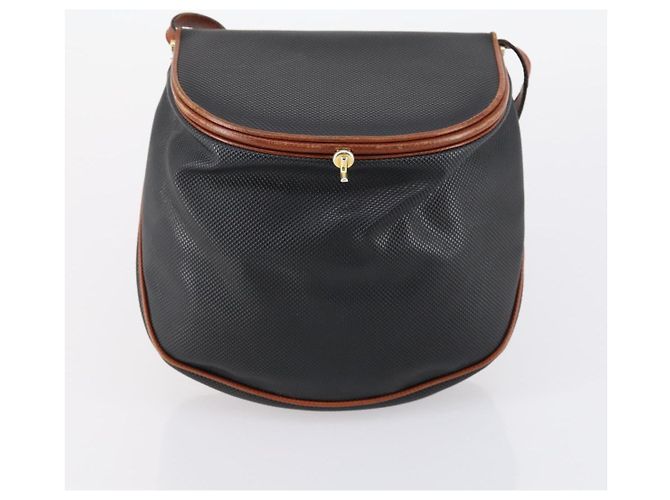 Autre Marque Borsa a Spalla BOTTEGA VENETA Camoscio Nylon PVC 4 Set Beige Nero Verde Auth bs30535 - vista 20