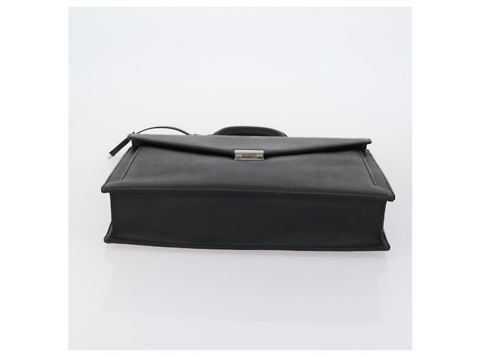 Borsa a Spalla Salvatore Ferragamo Burberry in Pelle 4 Pezzi Nero Marrone Auth bs30527 - vista 12