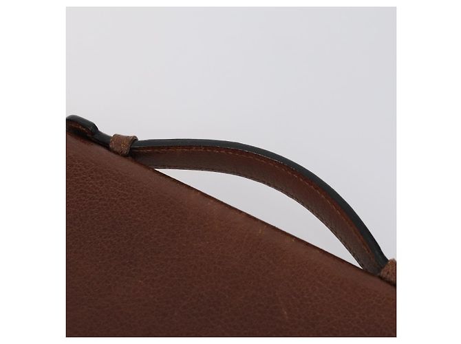 Borsa a Spalla Salvatore Ferragamo Burberry in Pelle 4 Pezzi Nero Marrone Auth bs30527 - vista 5