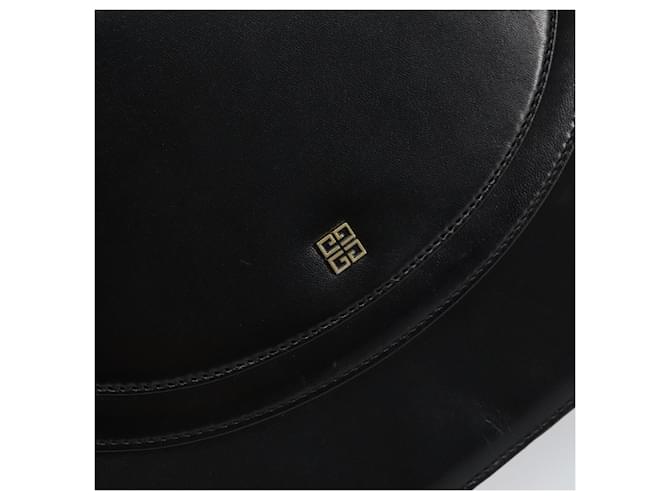 Borsa a mano GIVENCHY in pelle nera e oro Auth 151826 Nero D'oro - vista 14