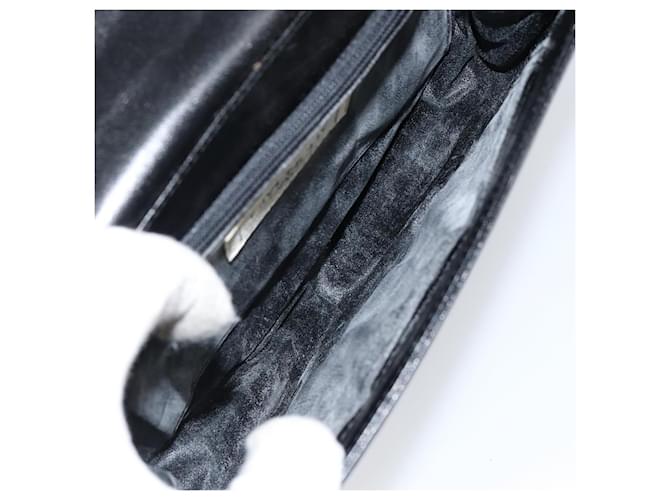 Borsa a mano GIVENCHY in pelle nera e oro Auth 151826 Nero D'oro - vista 17