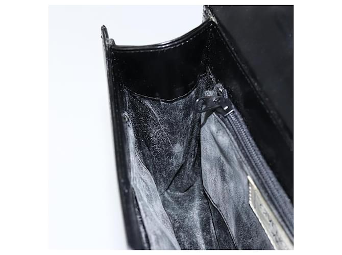 Borsa a mano GIVENCHY in pelle nera e oro Auth 151826 Nero D'oro - vista 19