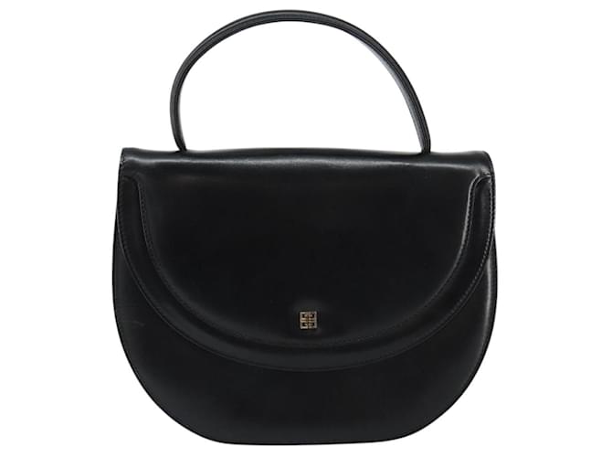 Borsa a mano GIVENCHY in pelle nera e oro Auth 151826 Nero D'oro - vista 2