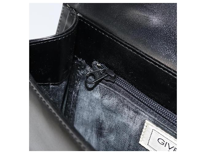 Borsa a mano GIVENCHY in pelle nera e oro Auth 151826 Nero D'oro - vista 20
