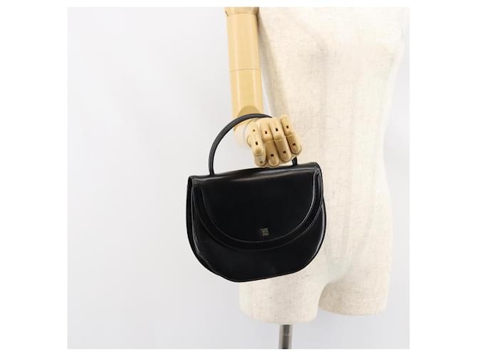 Borsa a mano GIVENCHY in pelle nera e oro Auth 151826 Nero D'oro - vista 23