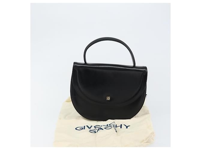 Borsa a mano GIVENCHY in pelle nera e oro Auth 151826 Nero D'oro - vista 24
