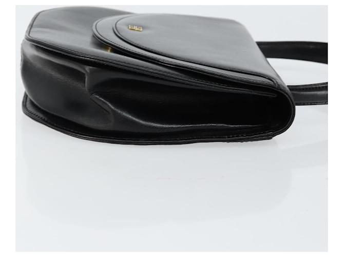 Borsa a mano GIVENCHY in pelle nera e oro Auth 151826 Nero D'oro - vista 5