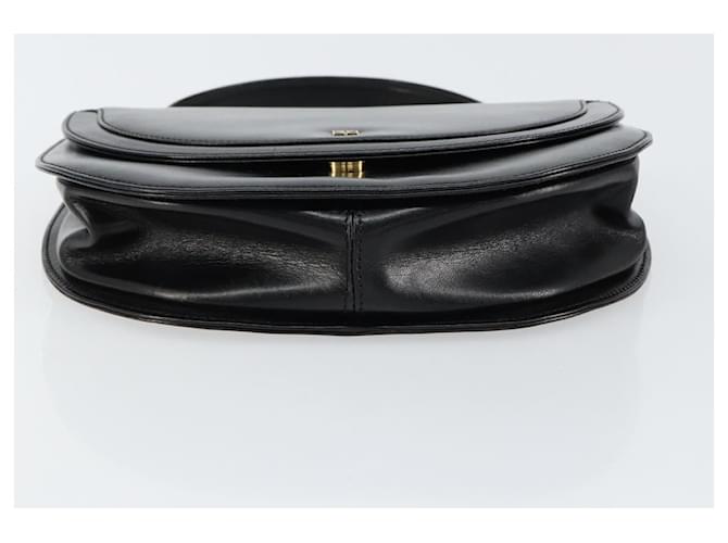 Borsa a mano GIVENCHY in pelle nera e oro Auth 151826 Nero D'oro - vista 9