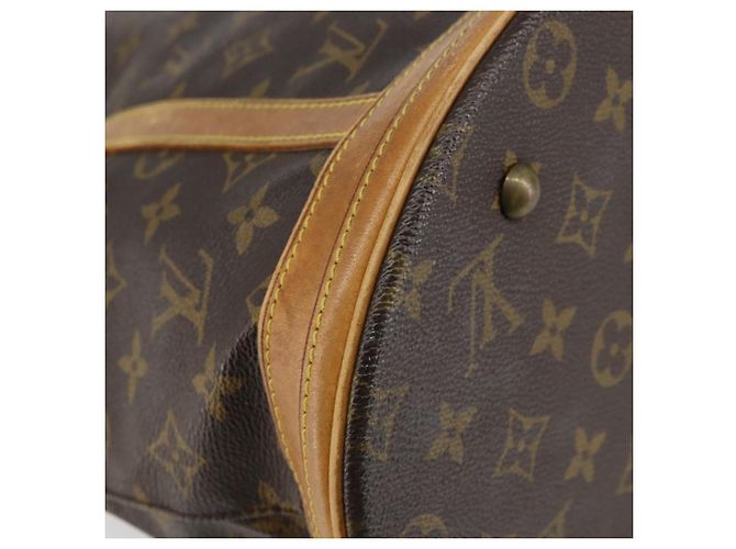 LOUIS VUITTON Borsa a Spalla Monogram Bucket GM M42236 LV Auth 147839 Monogramma - vista 18