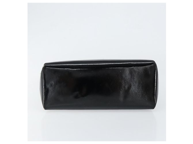 Borsa a Mano GUCCI Smalto Nero Oro Auth ep11740 D'oro - vista 9