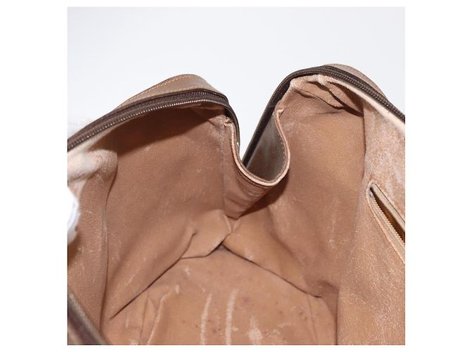 Gucci Borsa Boston GG Plus Supreme in PVC beige e oro Auth ep11970 D'oro - vista 20