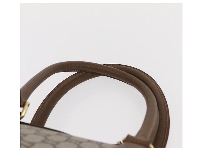 Gucci Borsa Boston GG Plus Supreme in PVC beige e oro Auth ep11970 D'oro - vista 8