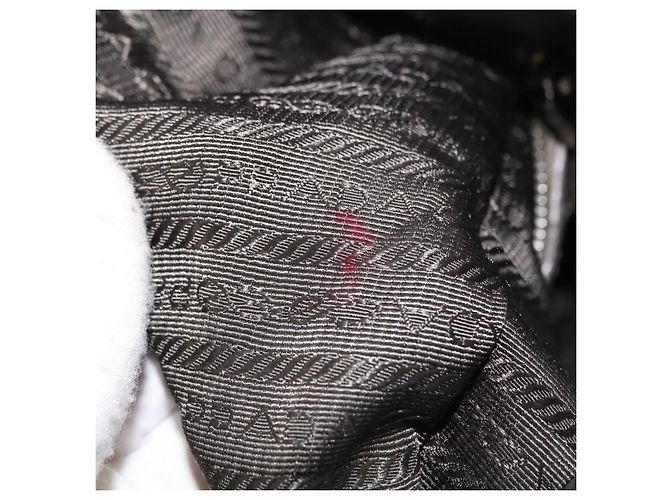 Borsa a Spalla in Pelle PRADA Argento Auth 147780 - vista 10