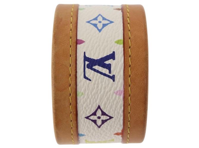 BRACCIALE CERULE MULTICOLOR MONOGRAMMA LOUIS VUITTON BIANCO M92593 LV Auth 143917 - vista 3