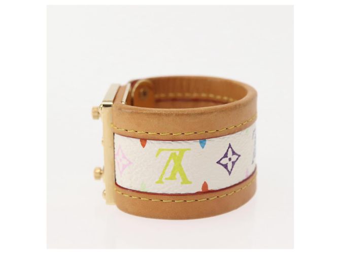 BRACCIALE CERULE MULTICOLOR MONOGRAMMA LOUIS VUITTON BIANCO M92593 LV Auth 143917 - vista 4