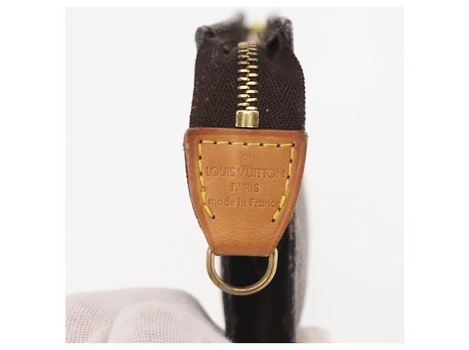 Bucket LOUIS VUITTON Monogramma Secchiello PM Pochette Accessorio LV Auth 145529 - vista 8