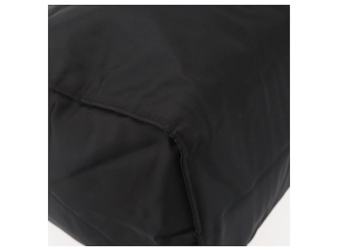 PRADA Borsa a mano in nylon metal nero oro Auth ti3459 D'oro - vista 16