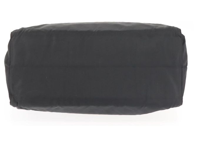 PRADA Borsa a mano in nylon metal nero oro Auth ti3459 D'oro - vista 5