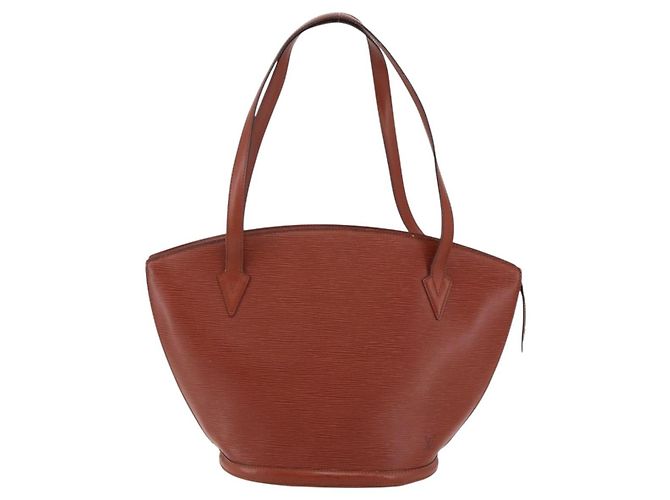 LOUIS VUITTON Borsa a Spalla Epi Saint Jacques Marrone M52263 Auth 145439 - vista 13
