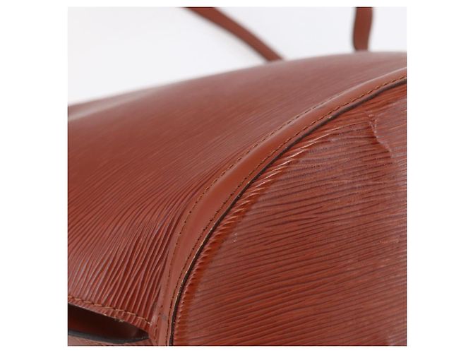 LOUIS VUITTON Borsa a Spalla Epi Saint Jacques Marrone M52263 Auth 145439 - vista 15