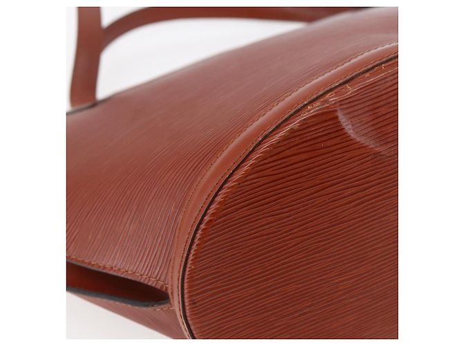 LOUIS VUITTON Borsa a Spalla Epi Saint Jacques Marrone M52263 Auth 145439 - vista 17
