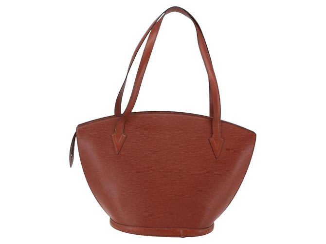 LOUIS VUITTON Borsa a Spalla Epi Saint Jacques Marrone M52263 Auth 145439 - vista 2