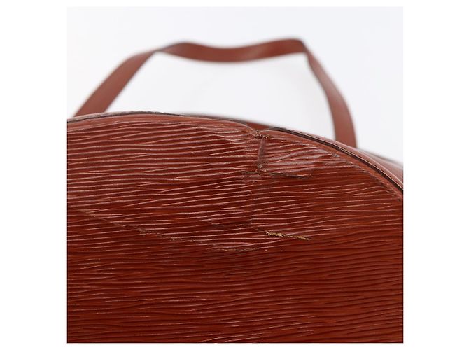 LOUIS VUITTON Borsa a Spalla Epi Saint Jacques Marrone M52263 Auth 145439 - vista 6