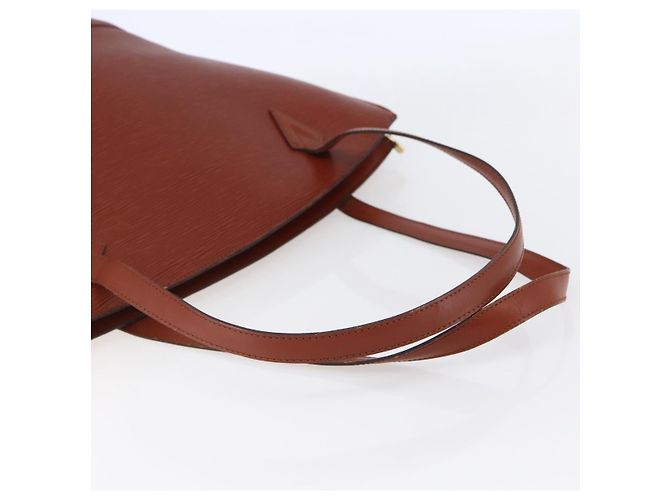 LOUIS VUITTON Borsa a Spalla Epi Saint Jacques Marrone M52263 Auth 145439 - vista 8