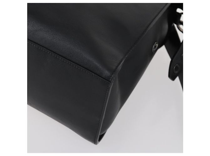 Borsa a mano FENDI in pelle 2 in 1 nera Auth bs29449 Nero - vista 16