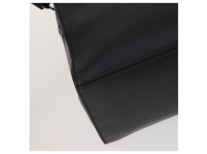 Borsa a mano FENDI in pelle 2 in 1 nera Auth bs29449 Nero - vista 17