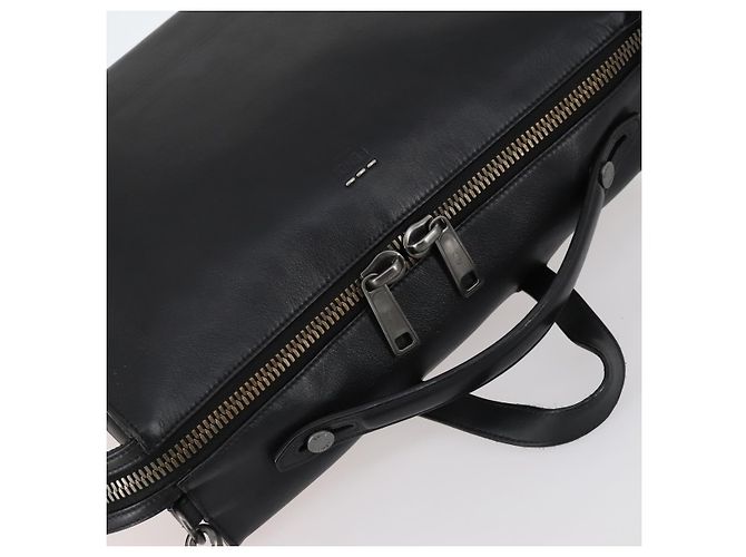 Borsa a mano FENDI in pelle 2 in 1 nera Auth bs29449 Nero - vista 6