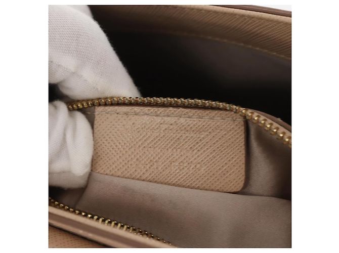 Borsa a Spalla Chain Vala in Pelle Salvatore Ferragamo 2 in 1 Rosa Oro Auth 144333 - vista 12