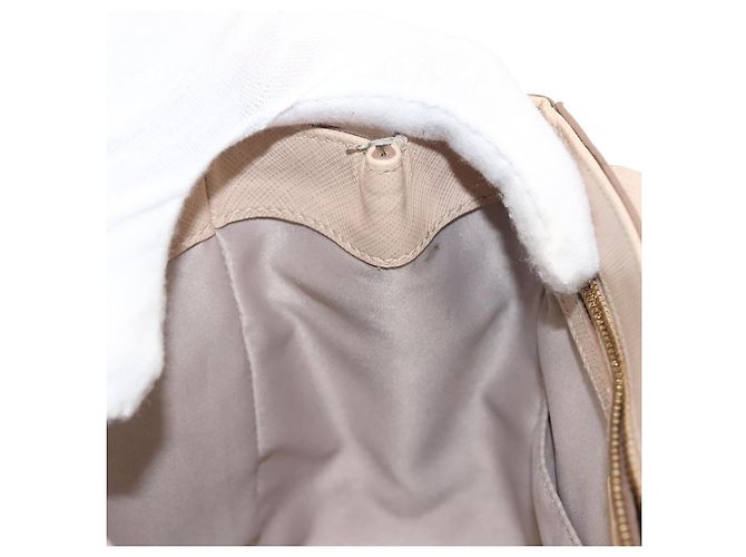 Borsa a Spalla Chain Vala in Pelle Salvatore Ferragamo 2 in 1 Rosa Oro Auth 144333 - vista 22