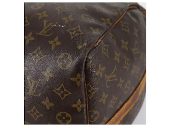 LOUIS VUITTON Borsa Boston Monogram Keepall Bandoulière 60 M41412 LV Auth 144769 Monogramma - vista 16