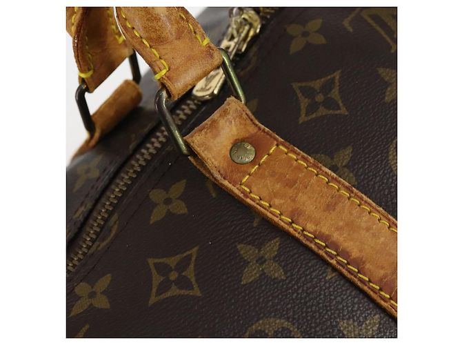 LOUIS VUITTON Borsa Boston Monogram Keepall Bandoulière 60 M41412 LV Auth 144769 Monogramma - vista 20