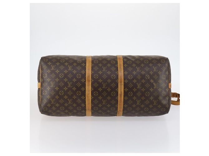 LOUIS VUITTON Borsa Boston Monogram Keepall Bandoulière 60 M41412 LV Auth 144769 Monogramma - vista 5