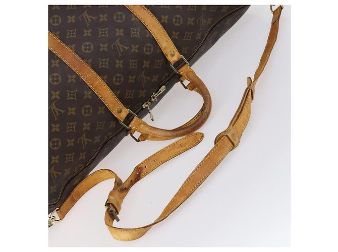 LOUIS VUITTON Borsa Boston Monogram Keepall Bandoulière 60 M41412 LV Auth 144769 Monogramma - vista 7
