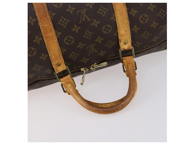 LOUIS VUITTON Borsa Boston Monogram Keepall Bandoulière 60 M41412 LV Auth 144769 Monogramma - vista 8