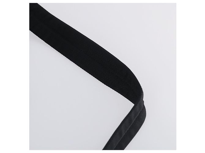 Borsa Boston PRADA Nylon 2way Nera Argento Auth 143770 Nero - vista 14