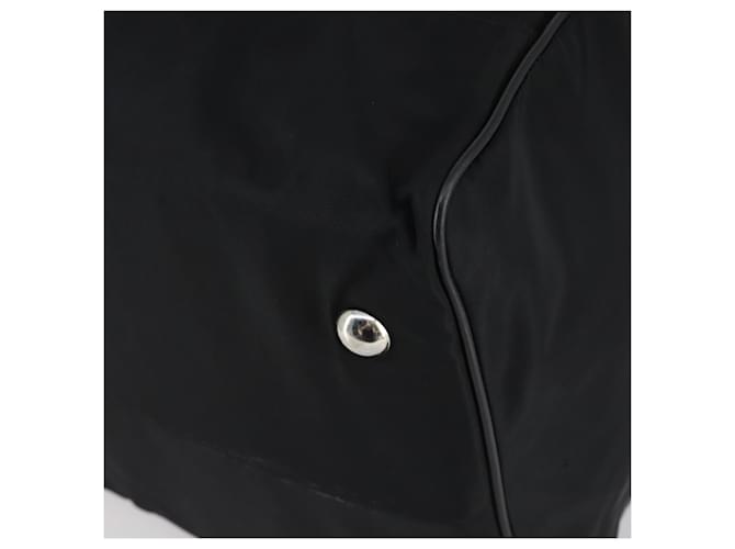 Borsa Boston PRADA Nylon 2way Nera Argento Auth 143770 Nero - vista 16