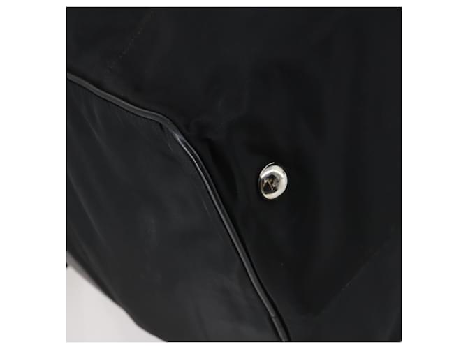 Borsa Boston PRADA Nylon 2way Nera Argento Auth 143770 Nero - vista 17