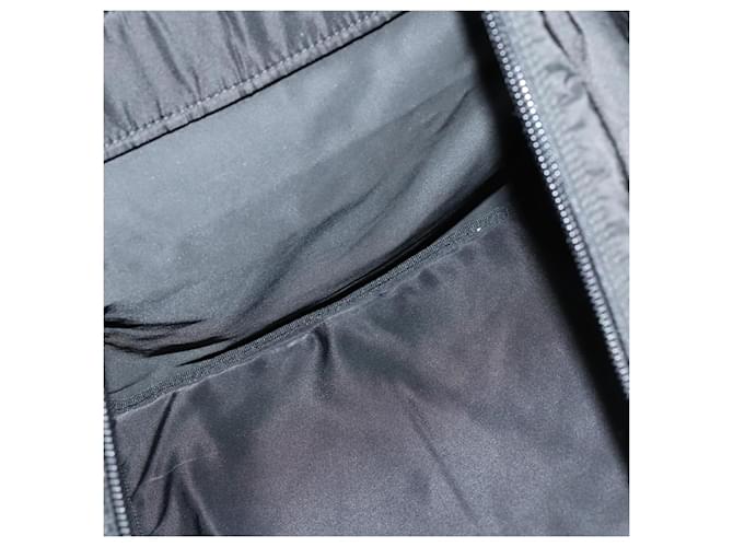 Borsa Boston PRADA Nylon 2way Nera Argento Auth 143770 Nero - vista 23