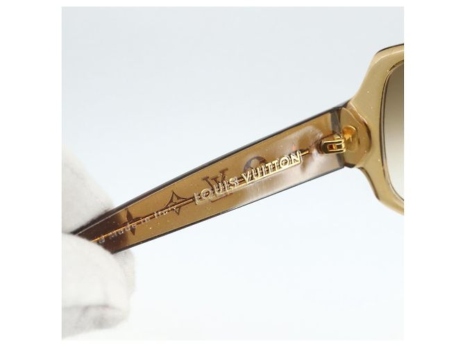 LOUIS VUITTON Sunglasses Brown Z0025E LV Auth bs31345 - view 10