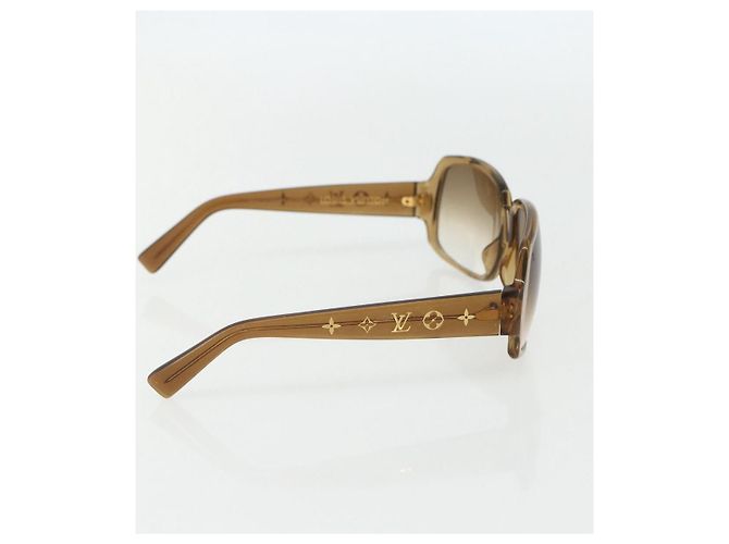 LOUIS VUITTON Sunglasses Brown Z0025E LV Auth bs31345 - view 4