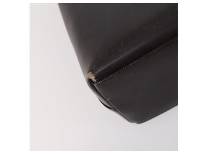 Borsa a mano in pelle GUCCI Bamboo 2way Marrone Oro 001 1886 Auth BA7787 D'oro - vista 15