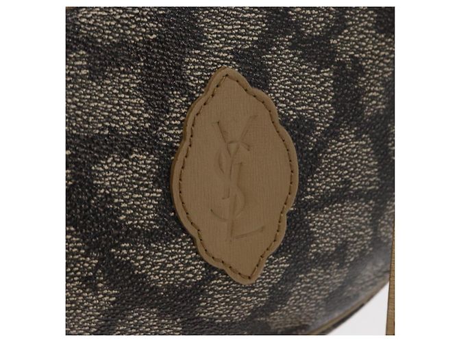 Saint Laurent Schultertasche aus PVC-Leder Beige Auth am9701 - Ansicht 17