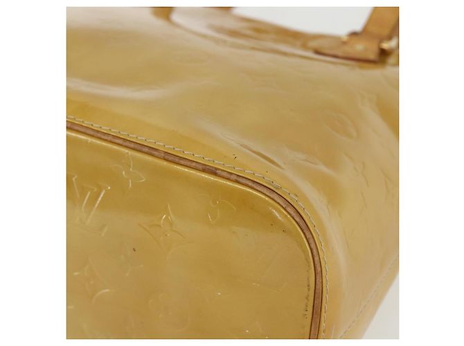 LOUIS VUITTON Borsa a Mano Monogram Vernis Houston Beige M91004 LV Auth bs31286 - vista 10