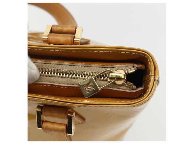 LOUIS VUITTON Borsa a Mano Monogram Vernis Houston Beige M91004 LV Auth bs31286 - vista 14