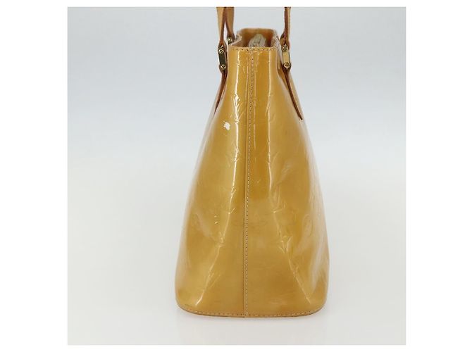 LOUIS VUITTON Borsa a Mano Monogram Vernis Houston Beige M91004 LV Auth bs31286 - vista 4