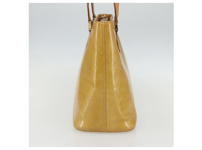 LOUIS VUITTON Borsa a Mano Monogram Vernis Houston Beige M91004 LV Auth bs31286 - vista 5